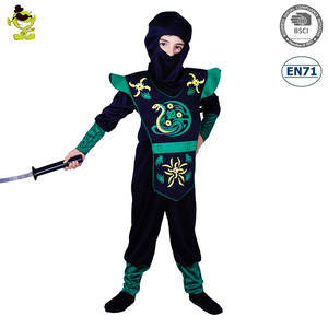 Vestido de fiesta de <span class=keywords><strong>Halloween</strong></span> Cosplay <span class=keywords><strong>disfraz</strong></span> de Ninja verde fresco <span class=keywords><strong>serpiente</strong></span> <span class=keywords><strong>disfraz</strong></span> de Ninja para niños - Product Image 2