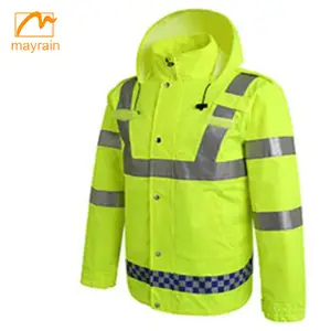 Orkmen-Chaleco de seguridad reflectante para adulto, chaqueta impermeable
