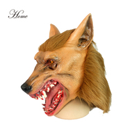 Masque de tête de loup-garou en latex réaliste effrayant de la marque HOME