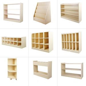 Good Quality Safe Modern Design Durable Eco-Friendly MDF Customized Color Knocked-down Structure <strong>Toy</strong> Storage Cabinet 3 <strong>Shelves</strong> - Product Image 1