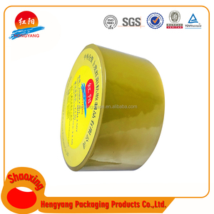 Oem <span class=keywords><strong>opp</strong></span>テープ黄色がかったテーププロフェッショナルメーカー黄色がかった粘着テープ
