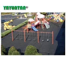 Epdm colored rubber mulch SBR playground for kids school play area