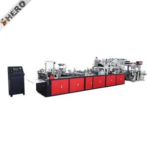 Máquina de fabricación de bolsas no tejidas automática de tela de yute a bajo precio, fabricación china