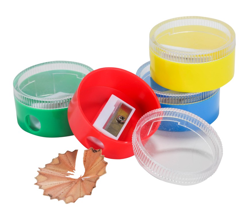 Цветные пластиковые ручные Точилки для косметических карандашей для бровей и губ