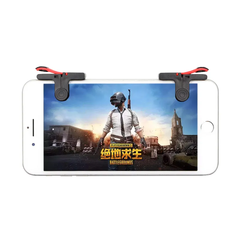 IPhone/Android/IOS用ゲームパッドエイムボタンL1R1ジョイスティックトリガー発射ボタンモバイルゲームPubgコントローラーシュータートリガー