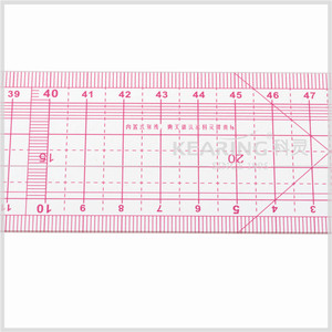 <span class=keywords><strong>Righello</strong></span> per Sartoria Kearing <span class=keywords><strong>50</strong></span> <span class=keywords><strong>cm</strong></span> in Plastica per Creazione Modelli - Product Image 2