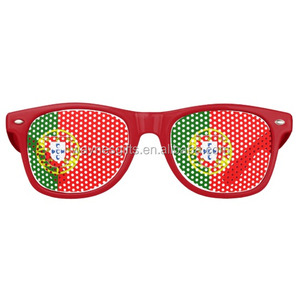 Gafas personalizadas para aficionados al fútbol de <span class=keywords><strong>Portugal</strong></span> gafas con bandera de aficionados de <span class=keywords><strong>Portugal</strong></span> - Product Image 4