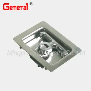 pick-up truck tool box enclosure stainless steel folding T shape handle latch