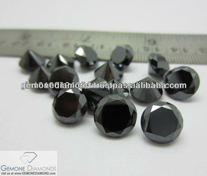 Moissanita Suelta de 1 a 100 Quilates, Color Negro Intenso, Precio Bajo de Proveedor Indio, Moissanita Negra - Product Image 2