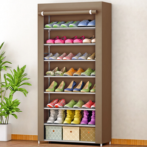 Armario <span class=keywords><strong>de</strong></span> zapatos <span class=keywords><strong>de</strong></span> <span class=keywords><strong>tela</strong></span> impermeable, moderno, cerrado, barato, increíble estante <span class=keywords><strong>de</strong></span> zapatos en línea, venta al por mayor - Product Image 3