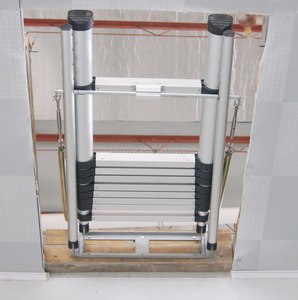 Échelle télescopique multifonctionnelle en aluminium rétractable 3,2 m Échelle de <span class=keywords><strong>grenier</strong></span> - Product Image 3