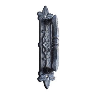 <span class=keywords><strong>Poignée</strong></span> de <span class=keywords><strong>porte</strong></span> en fonte Antique, 1 pièce, 5 pouces, poignées de grange coulissantes pour ménage - Product Image 4