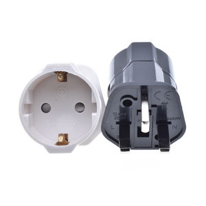 ЕС Франция, Paris, <span class=keywords><strong>2</strong></span>-контактный <span class=keywords><strong>3</strong></span>-контактный разъем Великобритании, 13А, 250 В, Универсальный Европейский адаптер, конвертер для путешествий, Европейский и английский разъем - Product Image 2