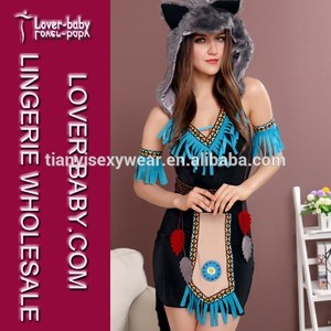 Coeur vous sexy. loup costume national native filles. filles costumes d'halloween - Product Image 1