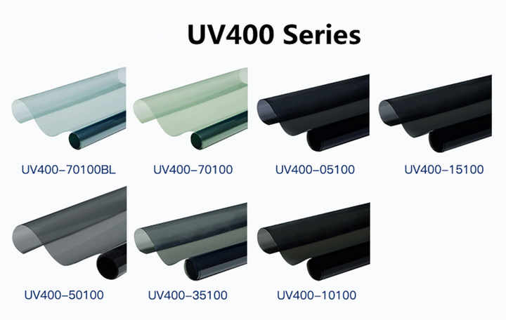 Light Blue Window Tint Film  Car Sticker Heat Insulation Protection 100% UV Tinting for Front Side Window Sun Visor
