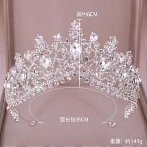 New Vintage Argento Barocco Tiara <span class=keywords><strong>Per</strong></span> La Regina <span class=keywords><strong>Sposa</strong></span> Corone Di Cristallo di compleanno <span class=keywords><strong>Da</strong></span> <span class=keywords><strong>Sposa</strong></span> di Modo di Cerimonia Nuziale Dei Monili Dei <span class=keywords><strong>Capelli</strong></span> <span class=keywords><strong>Accessori</strong></span> <span class=keywords><strong>Da</strong></span> <span class=keywords><strong>Sposa</strong></span> - Product Image 5