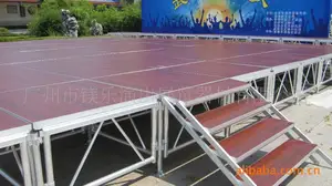 Portatile palco di legno con passo piattaforma/fase guangzhou