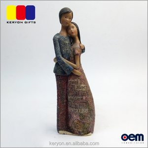 Resina de alta calidad mujer y hombre amar estatuilla para la decoración - Product Image 1