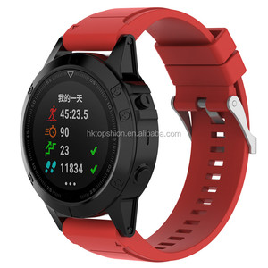 Gelang Jam Tangan untuk Garmin Fenix 5S, Tali Jam Tangan Pengganti Silikon Lembut untuk Jam Tangan Pintar Garmin Fenix 5S