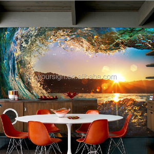 <span class=keywords><strong>Papier</strong></span> <span class=keywords><strong>peint</strong></span> vinyle 3D personnalisé auto-adhésif avec <span class=keywords><strong>photo</strong></span> de paysage - Product Image 2