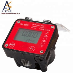 --Electric 1/2" Inch Digital Oval Gear Flowmeter, LCD Panel Electronic Fuel Gauge Flow Meter - Product Image 3
