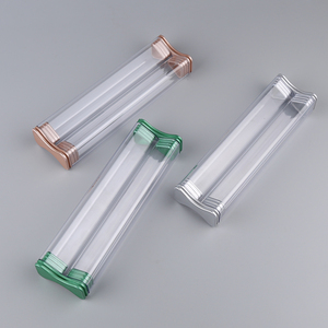 Sản Phẩm Mới Bán Buôn Trong Suốt Acrylic Hộp Bút Hộp Quà Tặng Nhựa Bút Trường Hợp Đôi Tam Giác Bao Bì Ống Bao Bì Bút Hiển Thị - Product Image 4