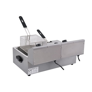 Eléctrico <span class=keywords><strong>de</strong></span> acero inoxidable 6 + 6L doble tanque freidora para <span class=keywords><strong>papas</strong></span> fritas francés <span class=keywords><strong>pollo</strong></span> <span class=keywords><strong>de</strong></span> patata - Product Image 4