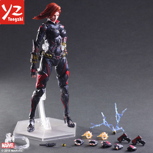 China fábrica de encargo <span class=keywords><strong>Marvel</strong></span> the Avenger Super Hero Black Widow 27 cm juguete figura de acción - Product Image 1