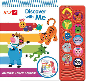 Libri Educativi Sonori con Pulsanti per Bambini, Copertina Rigida e Pagine in Cartone, 3 Batterie AAA Incluse - Product Image 5