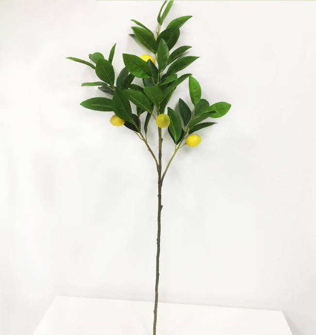 27,5 Zoll knstliche Zitrone Zweig Faux gelbe Zitronen Frchte fr  Hausgarten Blumen dekor| Alibaba.com