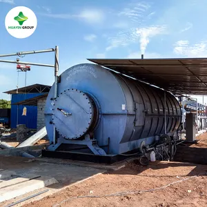 10 Ton Per Day Pyrolysis Plant Waste Tire Recycling To Diesel Gasoline Equipment