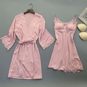 بيجالات حريرية مثيرة من قطعتين مع وسادات للصدر - Product Image 5