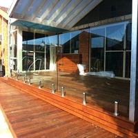 Daiya amovible piscine balustrades avec balustrade en verre