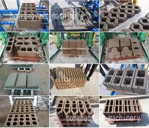 Obral Mesin Blok Paving Interlock Berongga Semen Otomatis Penuh Mesin Pembuat Blok Beton Hydraulic Ulis QTJ4-18