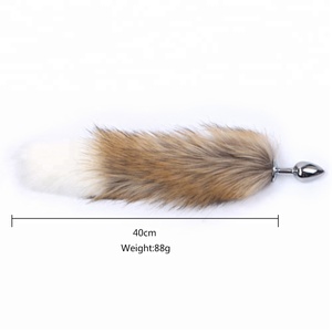 Wonderful Fox/Dog <strong>Tail</strong> Metal Furry Anal <strong>Plug</strong> Sexy Toys <strong>Butt</strong> <strong>Plug</strong> Flirt Anus <strong>Plug</strong> for Women Wild <strong>Cat</strong> <strong>Tail</strong> Adult Toy - Product Image 3