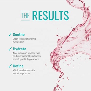 Spray de <span class=keywords><strong>agua</strong></span> de rosas orgánica de etiqueta privada, hamamelis de bruja a base de hierbas con tónico facial de aloe vera, cuidado de la piel con infusión de pétalos de rosa - Product Image 3