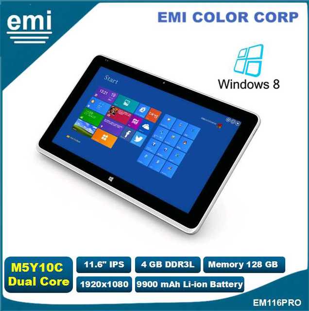 11.6 Inch Full HD 1080p, 4G/128G TABLET PC Quad Core CPU