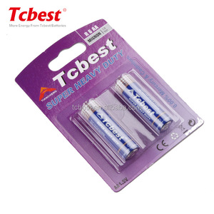 1,5 V <span class=keywords><strong>AA</strong></span>/AAA/ R6P/ UM4 Batería de celda seca de zinc y carbono resistente-Chaqueta adhesiva de aluminio Marca OEM - Product Image 3