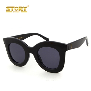 Timistory — lunettes de soleil œil de chat Sexy pour femmes, haute qualité, rétro, surdimensionnées, grand cadre, vente en gros - Product Image 4