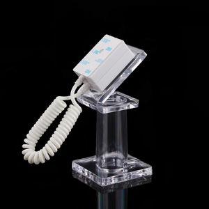 Rõ ràng Acrylic từ di động an ninh đứng có thể thu vào mùa xuân cáp với triển lãm chủ hiển thị cho điện thoại di động - Product Image 6