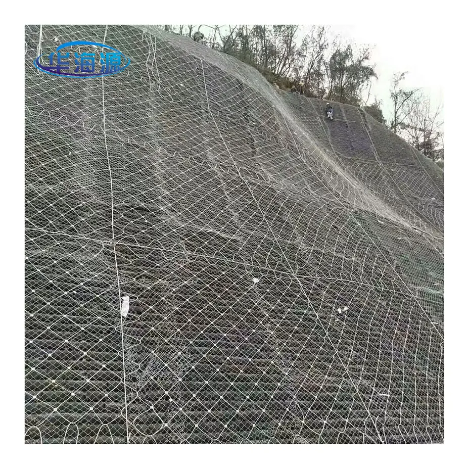 rope netting SNS Active Slope Protection And Safety Netting System For Rock Fence Barriers