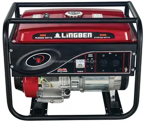 Taizhou-motor de gasolina de 5kva, motor de 13hp, motor eléctrico, generador de gasolina LB 6500DXE-A3