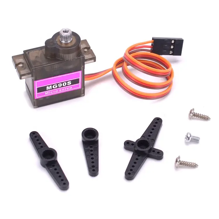 1Pcs MG90S Metal Gear Digitale Micro Servo Voor Rc Helicopter Vliegtuig Boot Auto MG90 9G