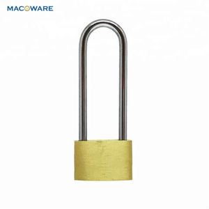 Cheap Econo Lightweight Solid Brass Long Shackle Small Lock <b>Padlock</b> - Product Image 2