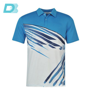 Personnalisé Brodé Hommes de Sport de Course Polo <span class=keywords><strong>T</strong></span> Shirts Avec Logo - Product Image 1