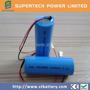 18500 1000 mAh 3.2V LiFePO4 şarj edilebilir pil - Product Image 2