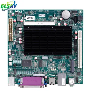 Hot Sale ELSKY Cedar Trail Atom D2550 Dual Core 1.86G Fanless Embedded ATX Mini ITX Motherboard For POS All In One Bank Machine