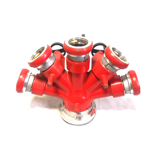 XHYXFire Divisore d'Acqua a 5 Vie in Alluminio Cromato di Alta Qualità per <span class=keywords><strong>Vigili</strong></span> <span class=keywords><strong>del</strong></span> <span class=keywords><strong>Fuoco</strong></span>, Attrezzatura Antincendio Durevole e Flessibile - Product Image 6