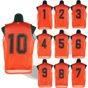 Esportes Pinnies Grande tamanho Scrimmage Mesh Training Coletes Basketball Bibs Adulto Scrimmage Futebol Treinamento Coletes