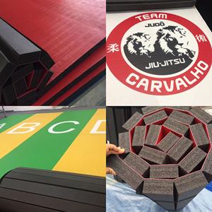 XPE Material Flexi salir de artes marciales de lucha libre gimnasia salir alfombras de piso - Product Image 6